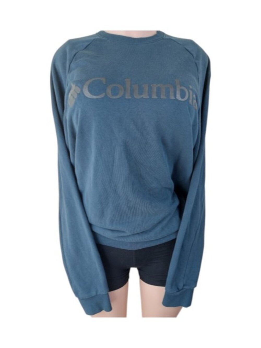 Columbia Women's Blue Crewneck Long Sleeve Pullover Sweatshirt Size M